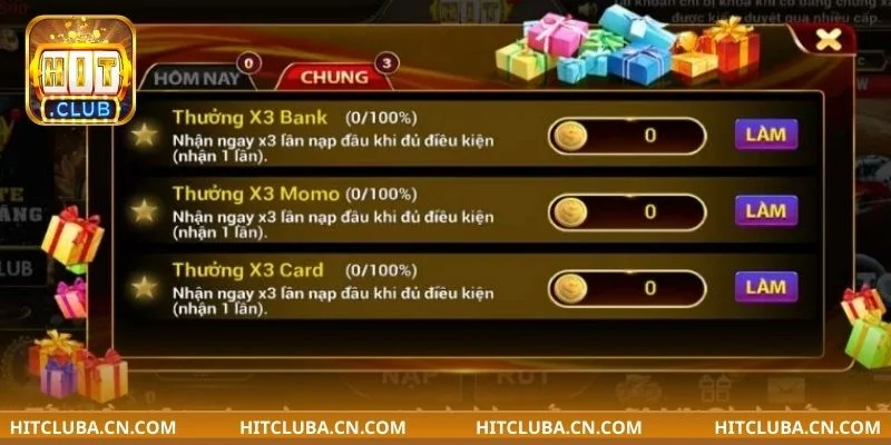 Cổng game HITCLUB dành mọi ưu đãi vip nhất cho hội viên mới. 