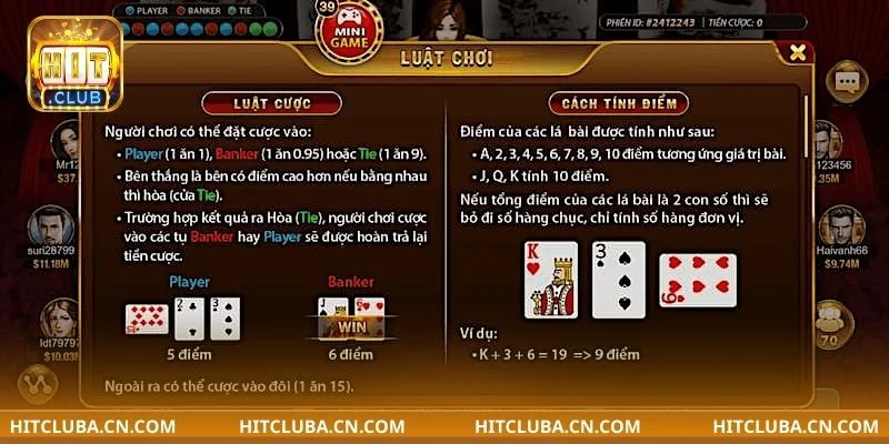 Kho game bài cực khủng chỉ có tại cổng game HIT CLUB.
