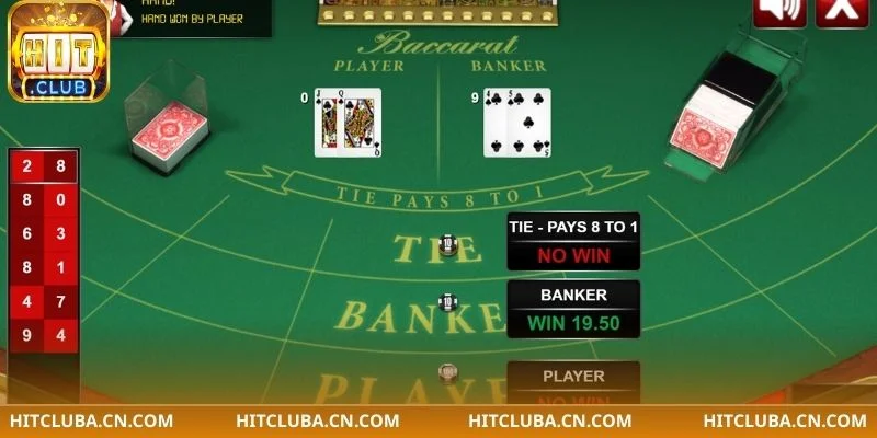 Thông tin tổng quan nhất về game bài Baccarat tại cổng game HIT CLUB.